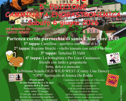 "Fuma c'anduma" camminata enogastronomica - Canelli