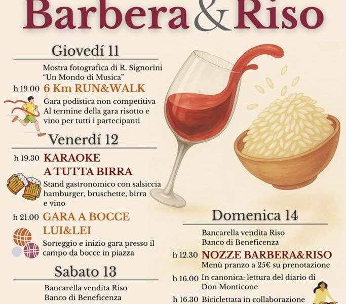 Maritaggio Barbera & Riso - Fraz. San Marzanotto - Asti 