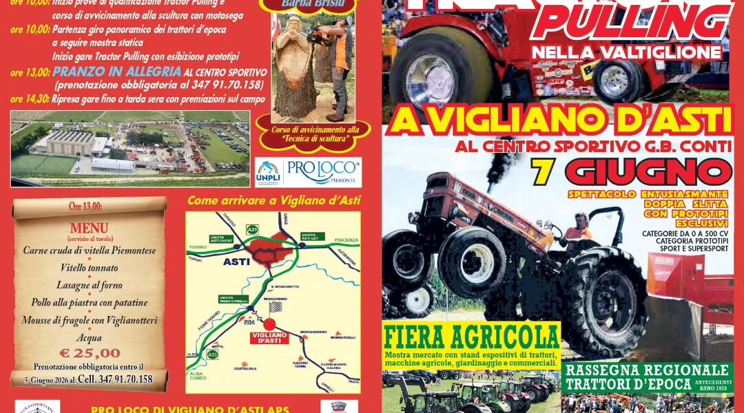 Tractor Pulling nella Valtiglione - Vigliano d'Asti