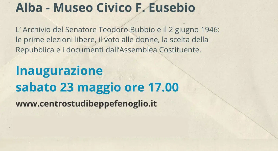 Mostra - "A suffragio universale" - Alba