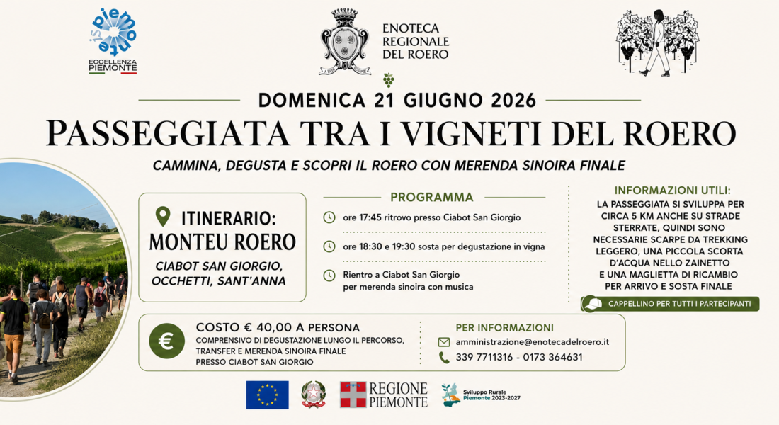 Passeggiata tra i Vigneti del Roero - Canale (CN)