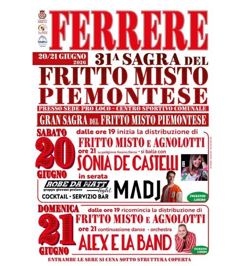 Sagra del Fritto Misto Piemontese - Ferrere 