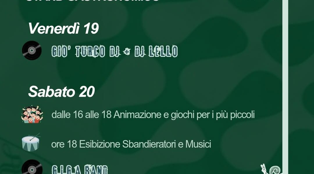 "Festa d'Estate" Rione San Martino San Rocco - Asti