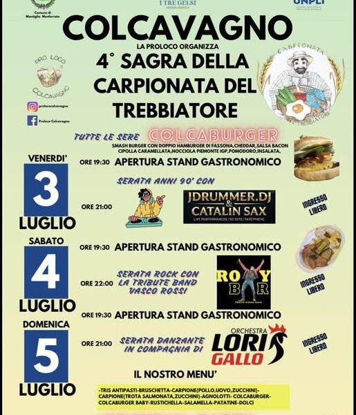 Sagra della Carpionata del trebbiatore - Colcavagno (Montiglio Monferrato)