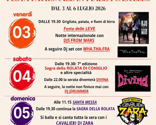 Festa Patronale  -  Castell'Alfero