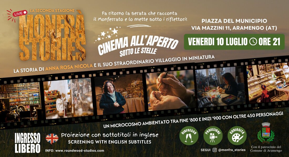 Monfrà Stories LIVE Cinema all'aperto - Aramengo