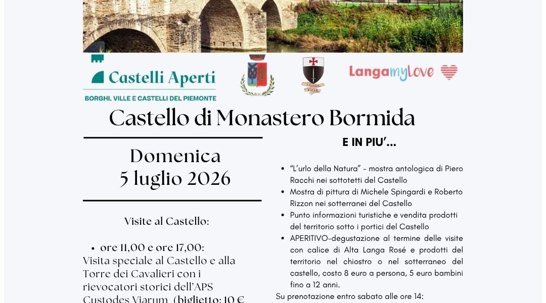 Guided Visits to the Castel - Monastero Bormida