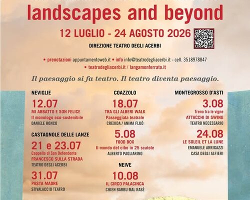 Paesaggi e oltre - Landscapes and beyond