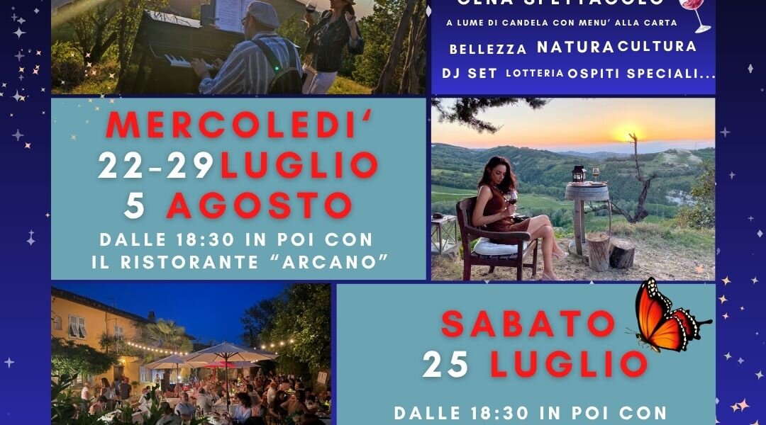 Aperitifs and Dinners Under the Stars 2026 - Loazzolo