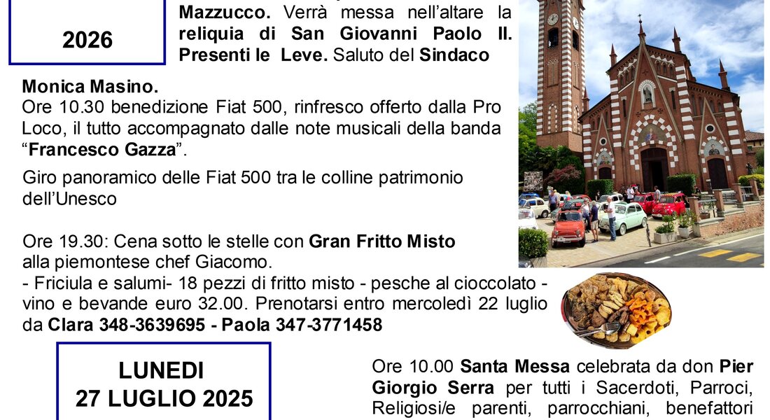 Festa Patronale di Santo Stefano - Montegrosso d'Asti 