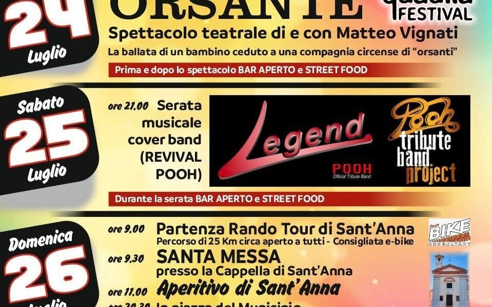 Festa Patronale di Sant'Anna 2026 - Aramengo 