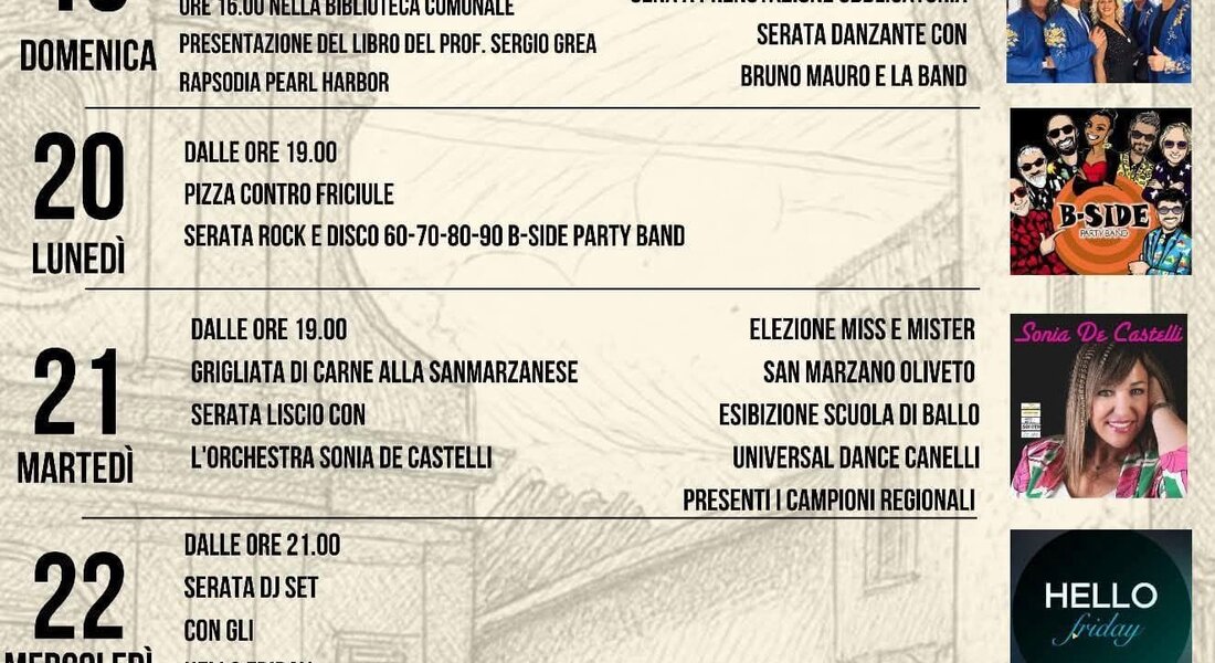 Festa Patronale Di San Marzano Oliveto 