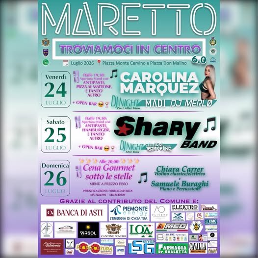 Festa Patronale - Troviamoci in centro - Maretto