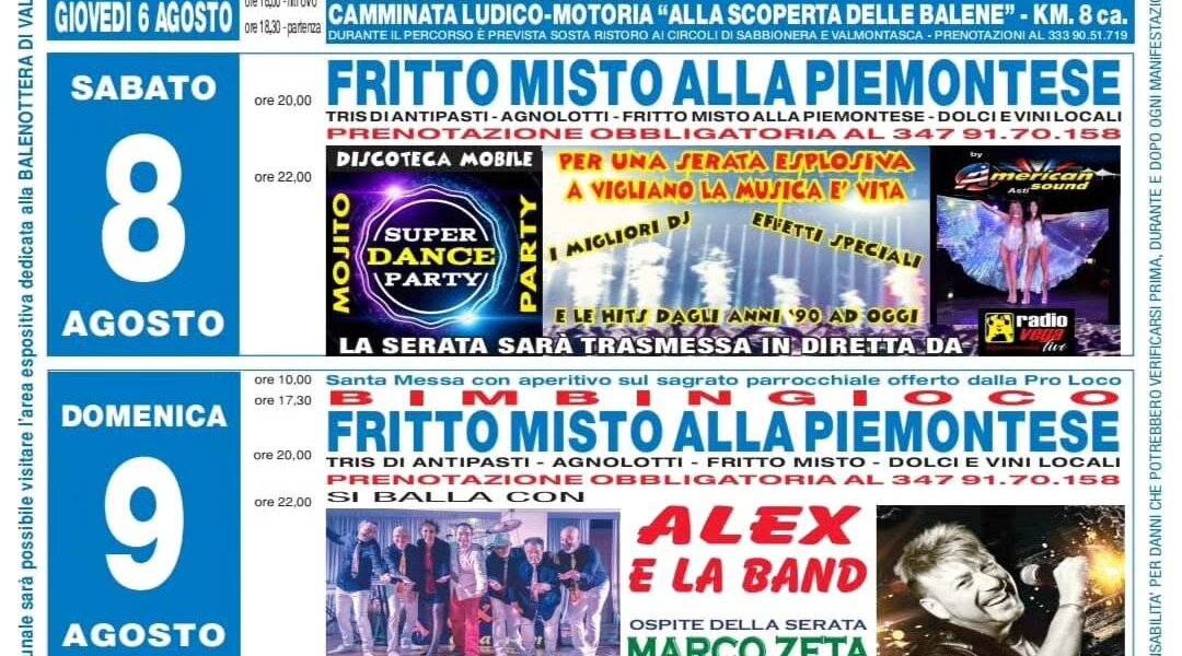 Festa Patronale Di Vigliano D Asti 