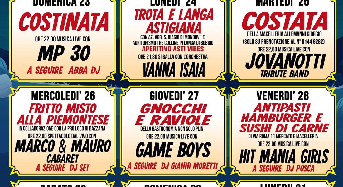 Festa delle Figlie - Bubbio
