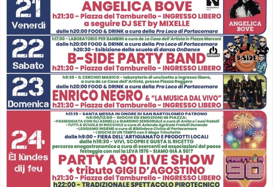 Festa Patronale di San Bartolomeo - Portacomaro