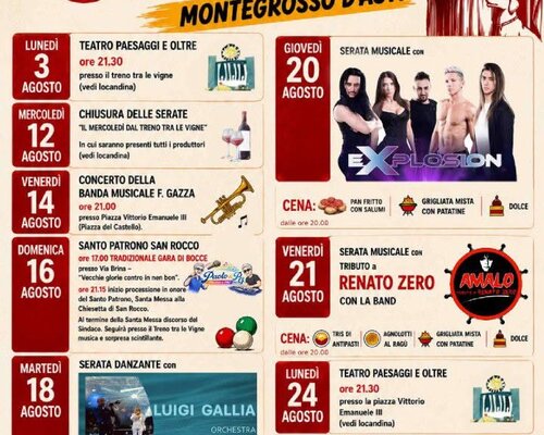 Festa Patronale di San Rocco - Montegrosso d'Asti (AT)