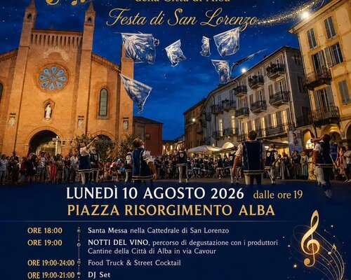 Festa patronale di San Lorenzo "La notte delle stelle" - Alba (CN)