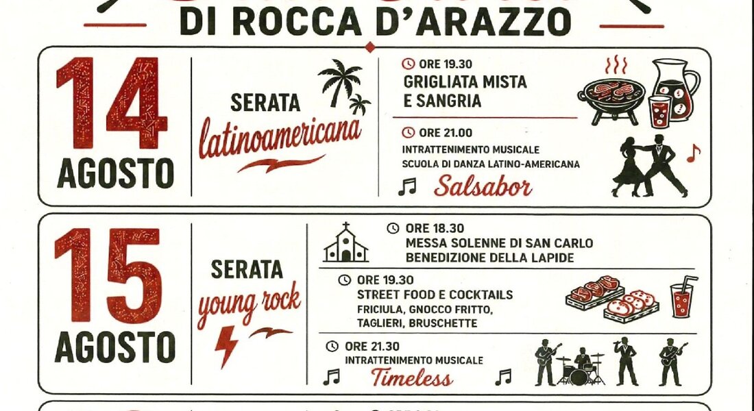 Festa dell'Amicizia - San Carlo di Rocca d'Arazzo