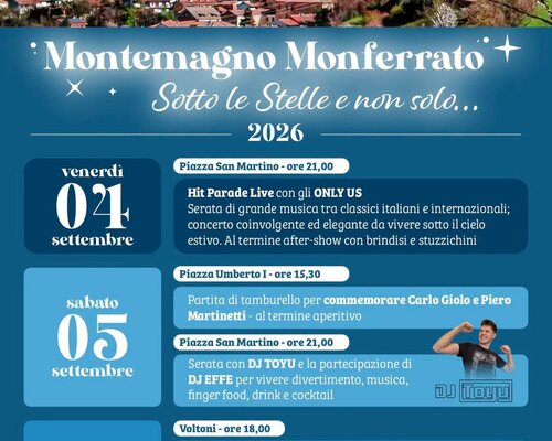 Montemagno Monferrato - Sotto le stelle e non solo...