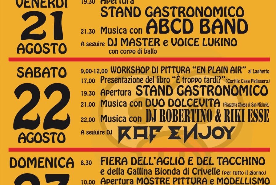 Sagra Dell'Aglio e Del Tacchino  - Buttigliera d'Asti 