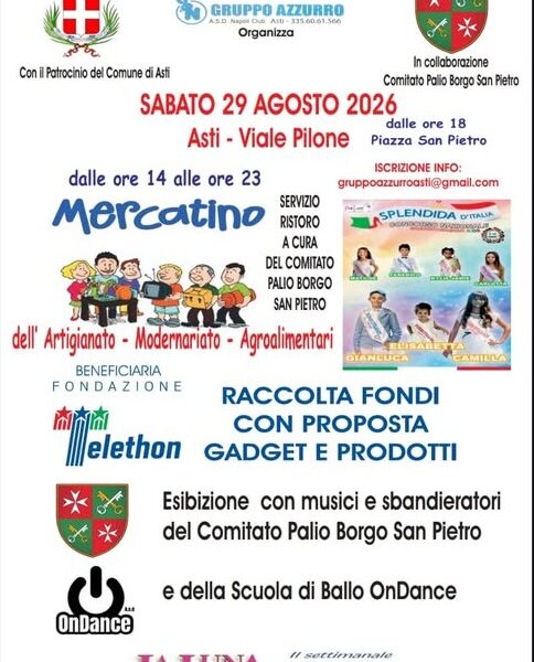 Mercatino in Piazza Roma - Asti