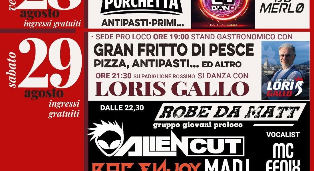 Festa patronale di Sant'Agostino - Ferrere
