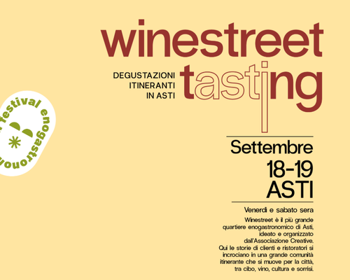 WINE STREET tASTIng - Asti