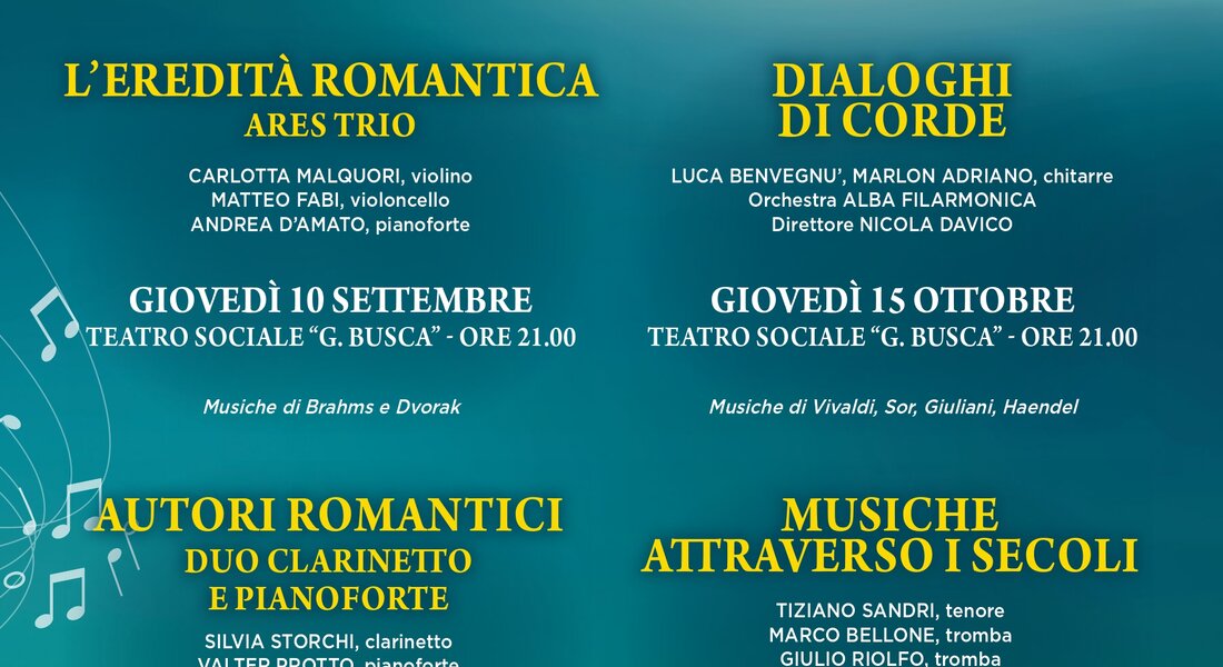 49° Stagione Musica da camera - Alba