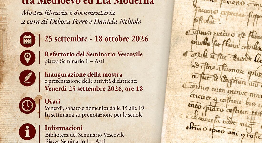 Exhibition "A scuola con gli Antichi " - Asti
