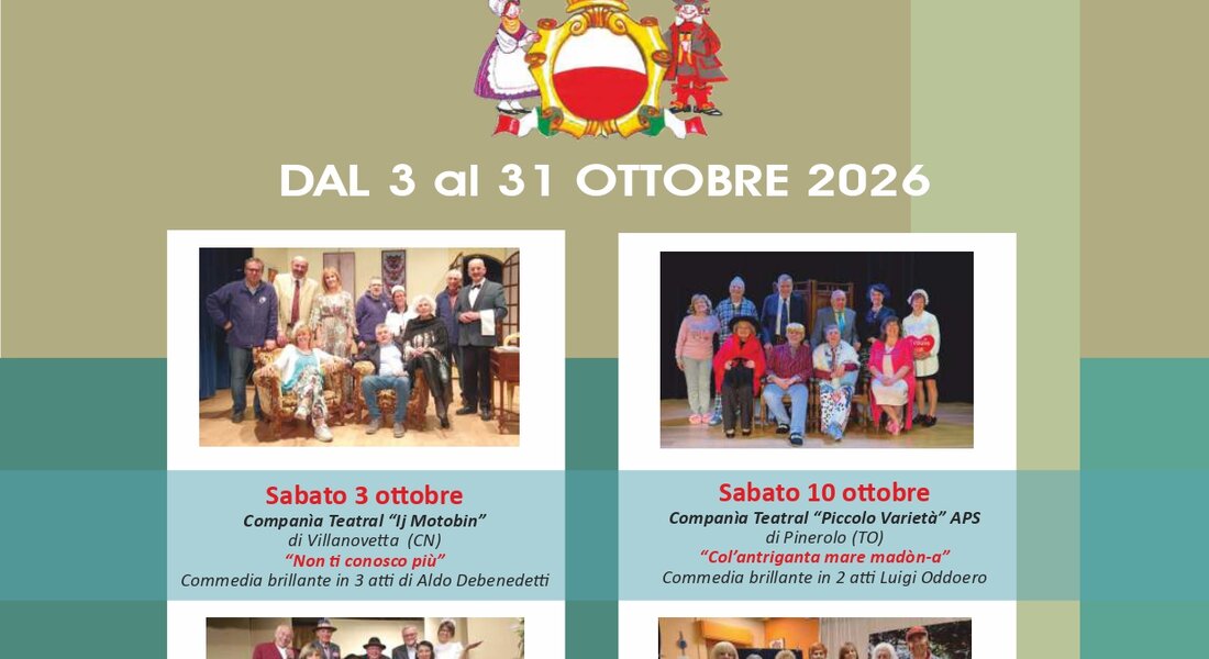XLIII Stagione di Teatro in Lingua Piemontese - Moncalvo (AT)