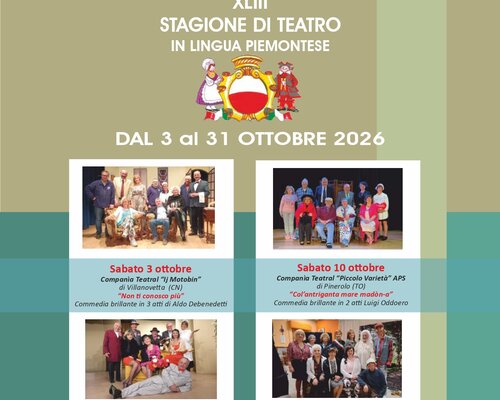 XLII Stagione di Teatro in Lingua Piemontese - Moncalvo (AT)