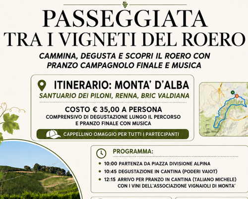 Passeggiata tra i Vigneti del Roero - Canale (CN)
