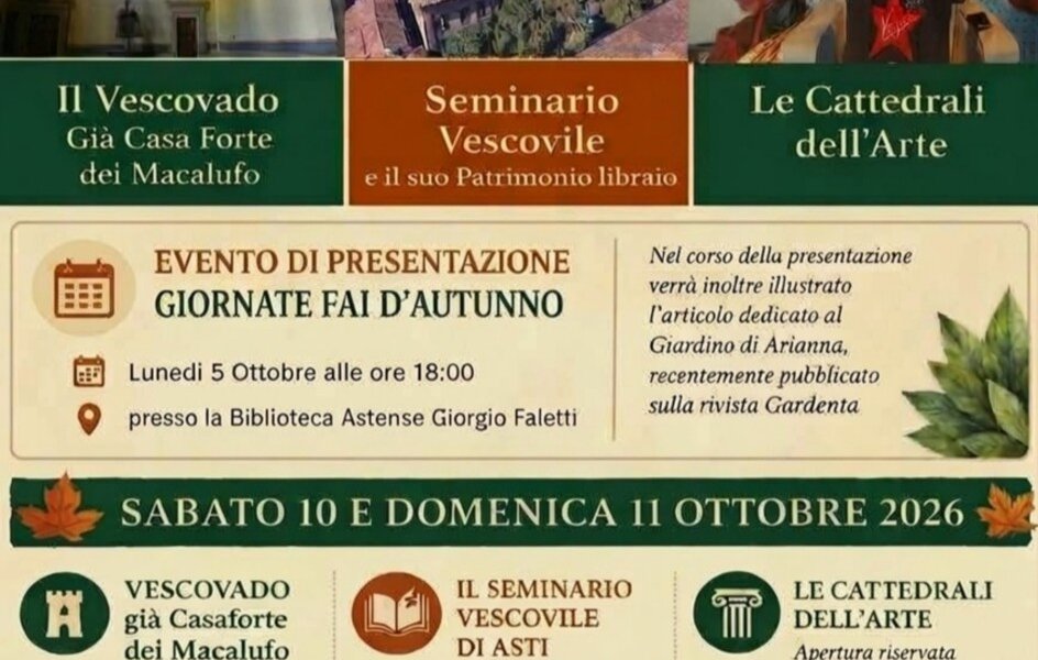 Giornate FAI d'Autunno - Asti