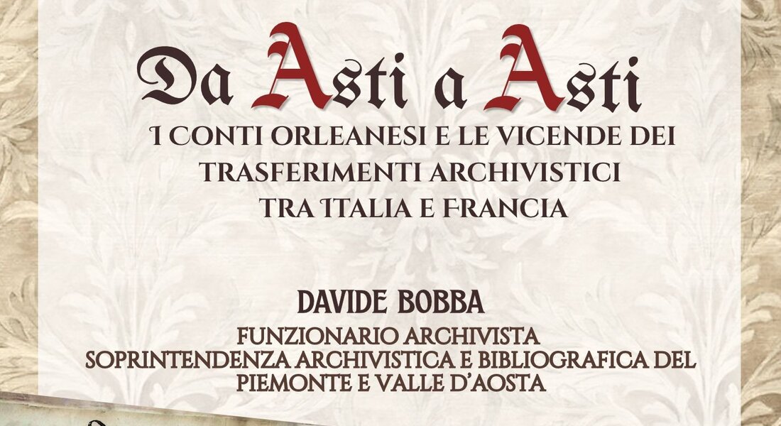 Conferenza "Da Asti a Asti"  - Archivio di Stato - Asti