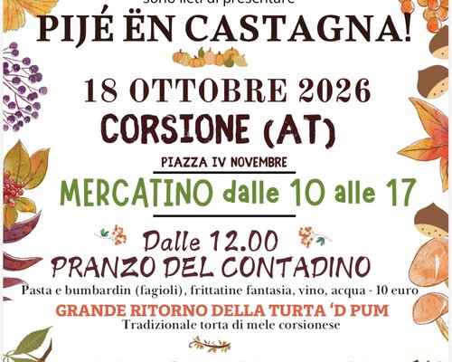 Pijè ën castagna! - Corsione (AT)