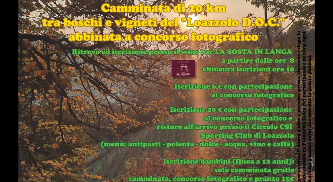 Fotografé andanda - Loazzolo (AT)