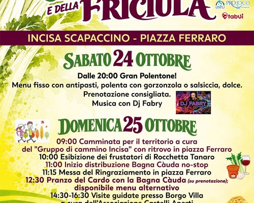 Sagra del Cardo Gobbo e della Friciula - Incisa Scapaccino