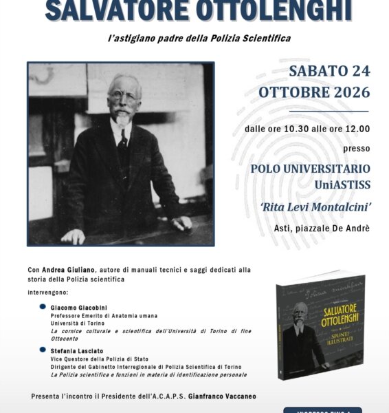 Salvatore Ottolenghi, l'astigiano padre della Polizia Scientifica - Asti