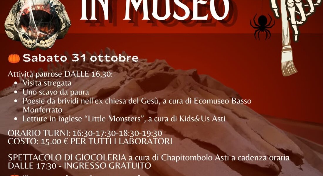 Halloween al Museo Paleontologico - Asti