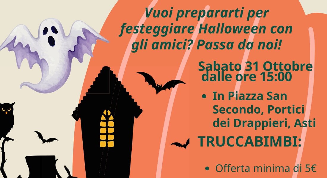 Trucca Bimbi di Halloween e Lettura dei Tarocchi - Asti 