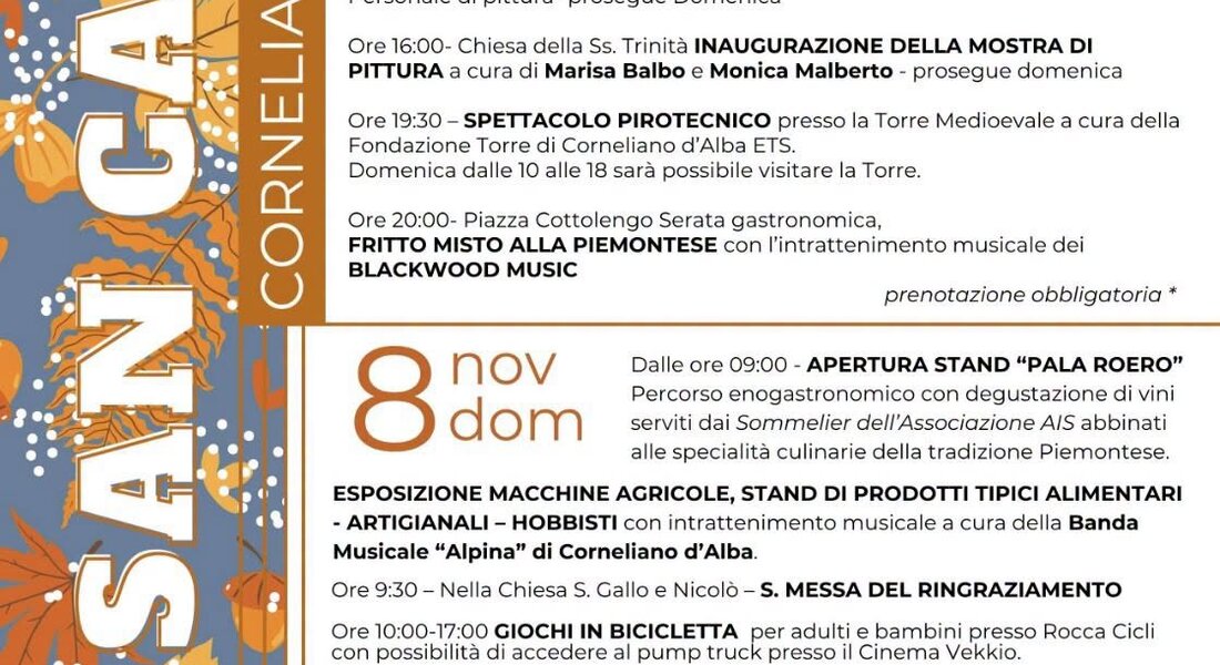 Fiera di San Carlo - Corneliano d'Alba